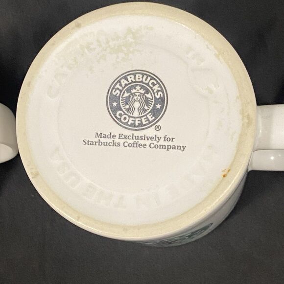 Vintage Starbucks Mugs (2) Catalina USA and Barista Abbey Red Steaming 2004 - Picture 4 of 5